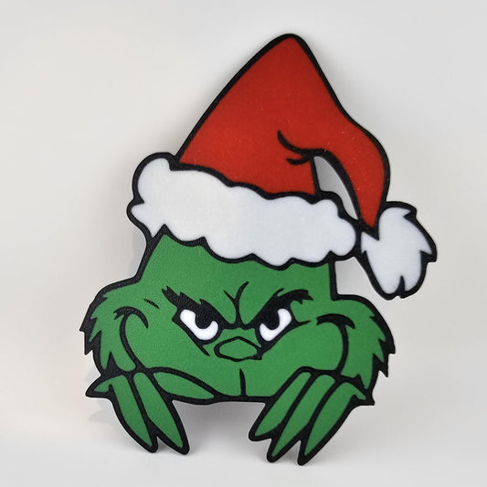 Grinch Holiday Door Peeker